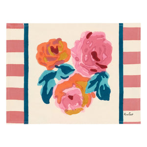 Lisa Corti - Manteles Individuales Rectangulares - Juego de 2 | Rosa