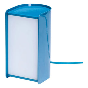 Hübsch - Lámpara de mesa libro | Azul petróleo