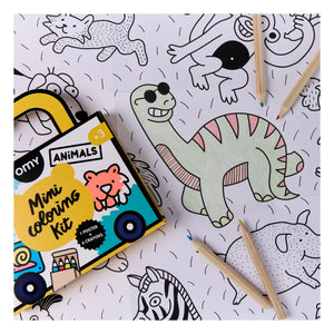 Omy - Mini set de colorear animales