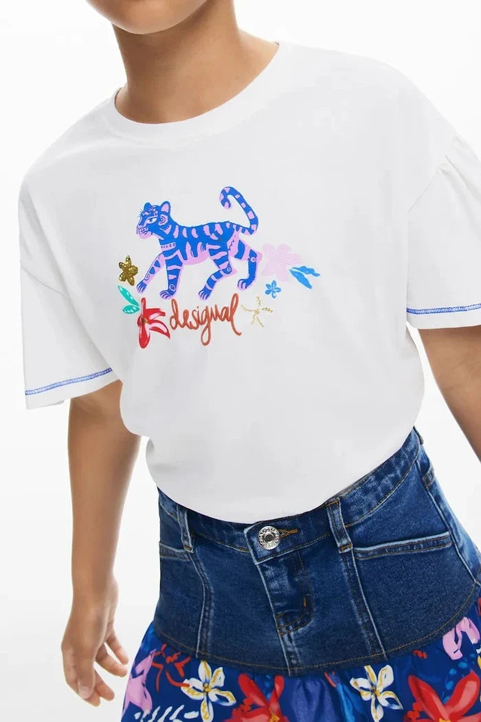Camiseta de algodón Desigual para niño