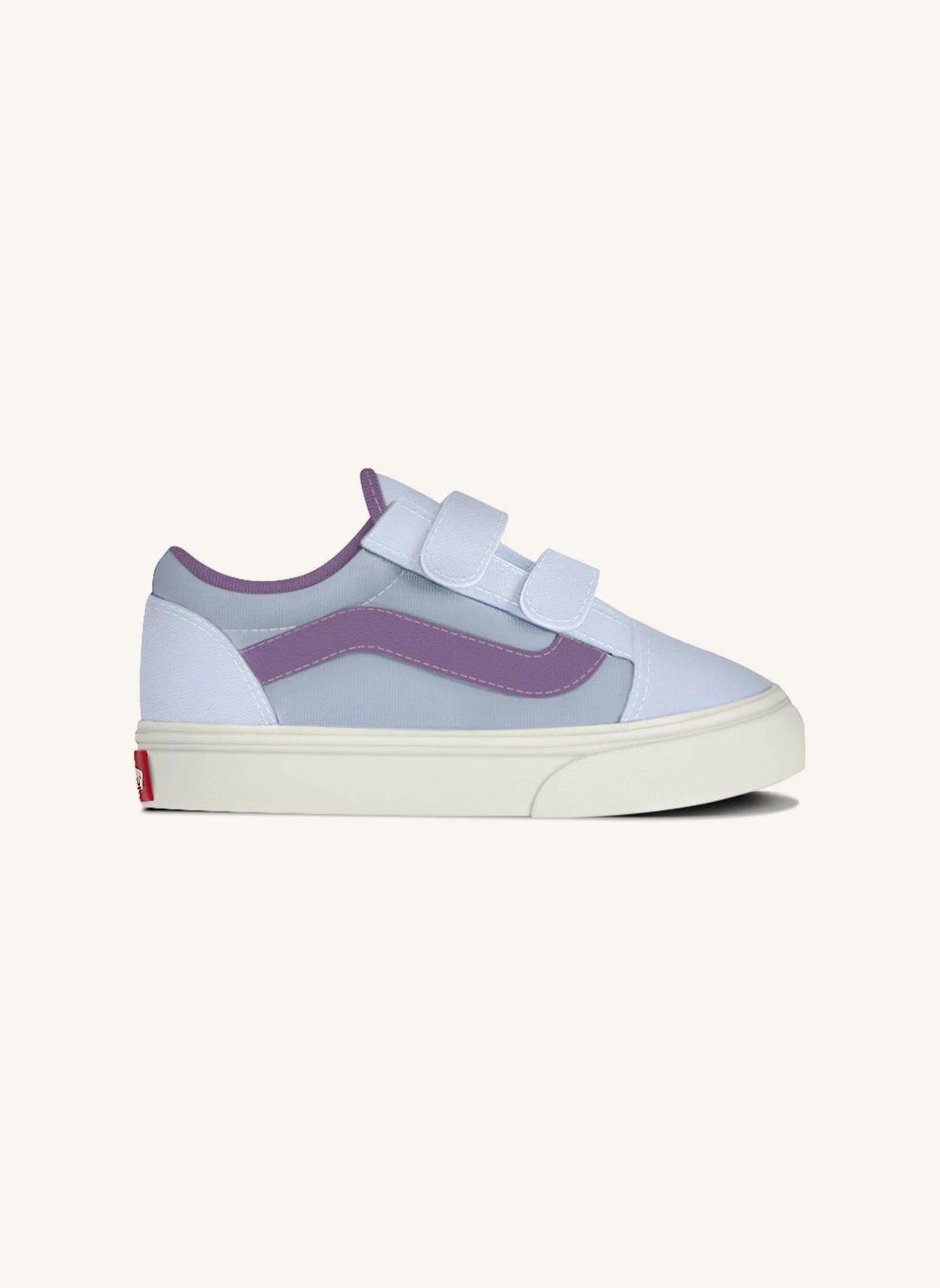Vans - Scratch Sneakers Old Skool V Pop SideStripe | Azul claro