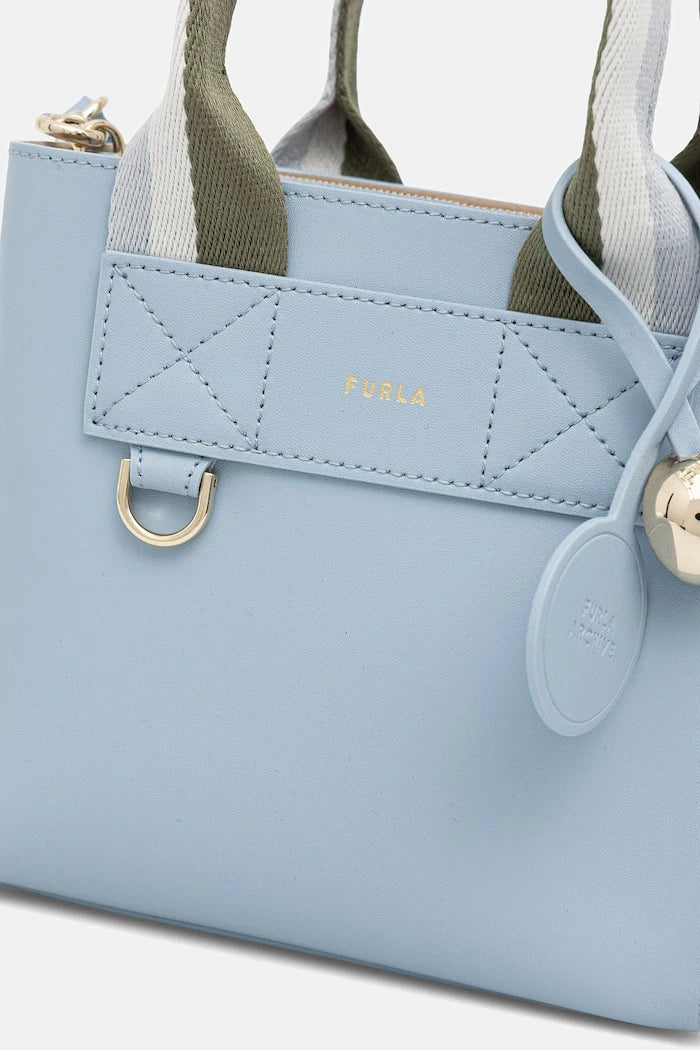 Bolso bandolera de piel para mujer Furla Divide It Mini Tote