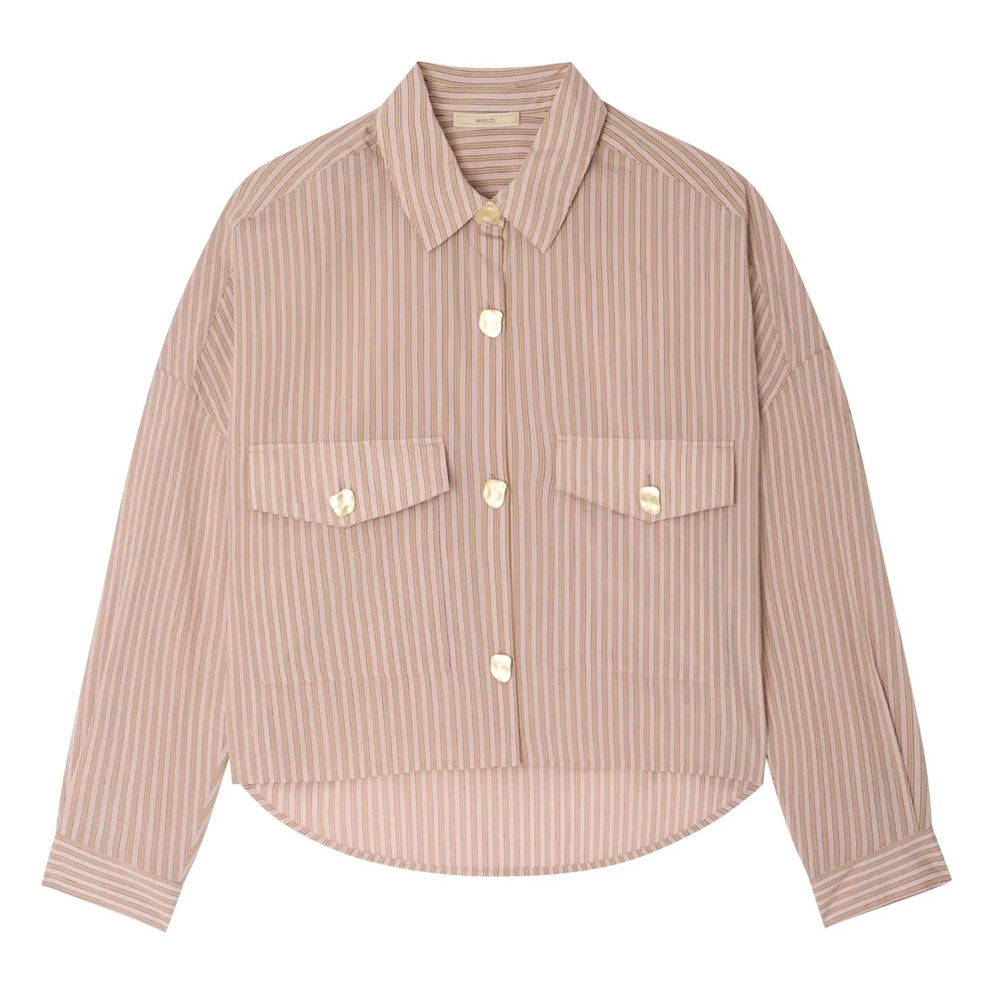 Sessùn - Camisa de rayas Balanca | Palisandro