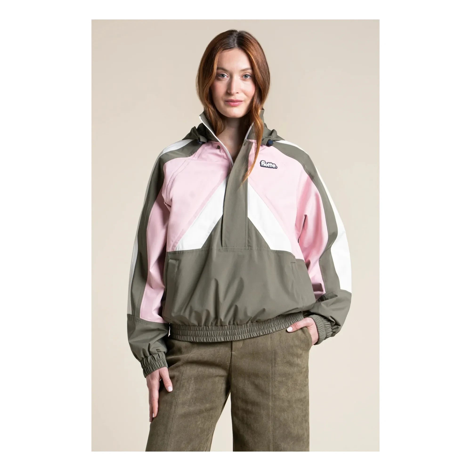Chaqueta impermeable Flotte - Abbesses | Caqui
