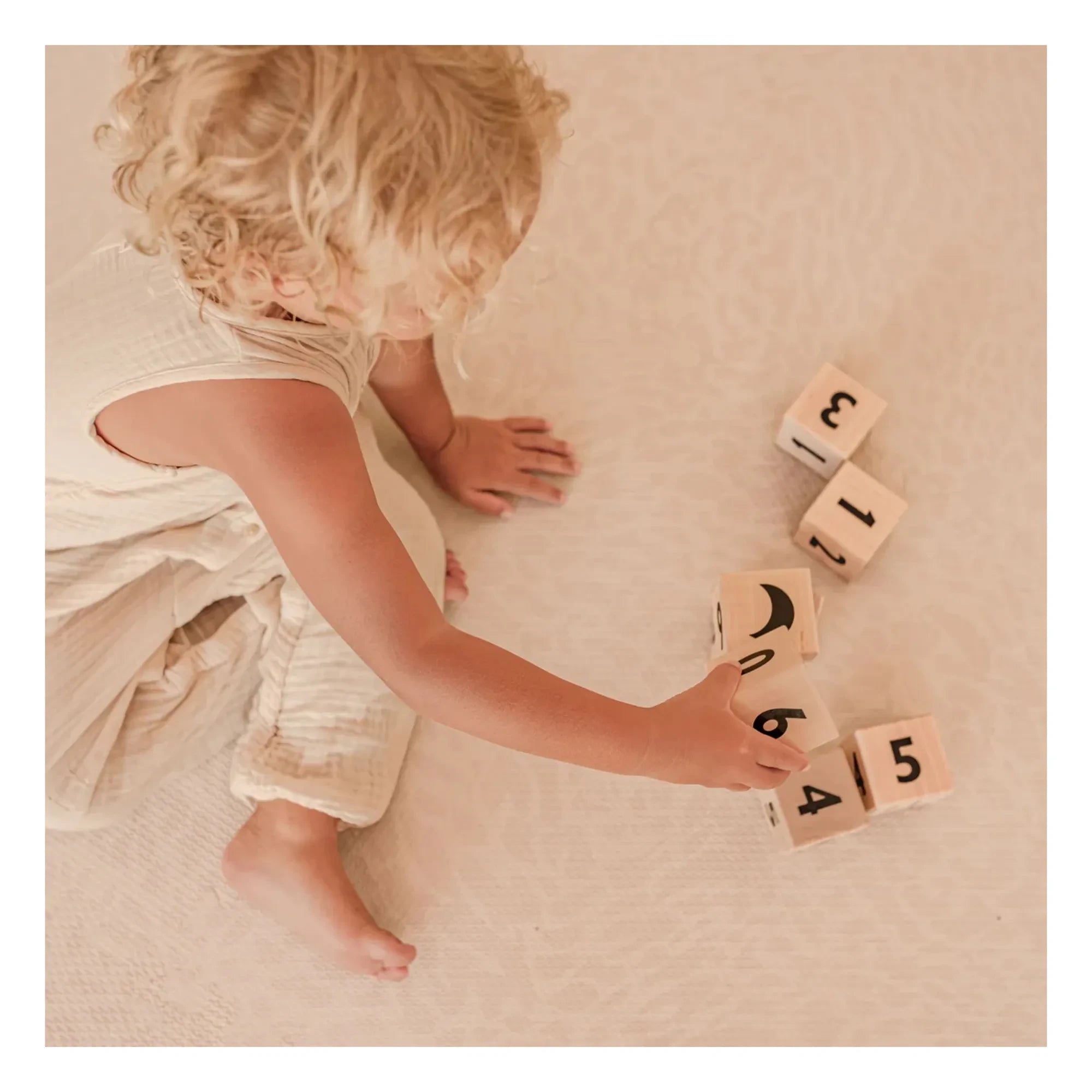 Toddlekind - Alfombra de juego modular Wild | Rosa empolvado