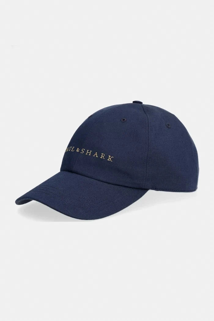 Gorra Paul&Shark de lino con visera