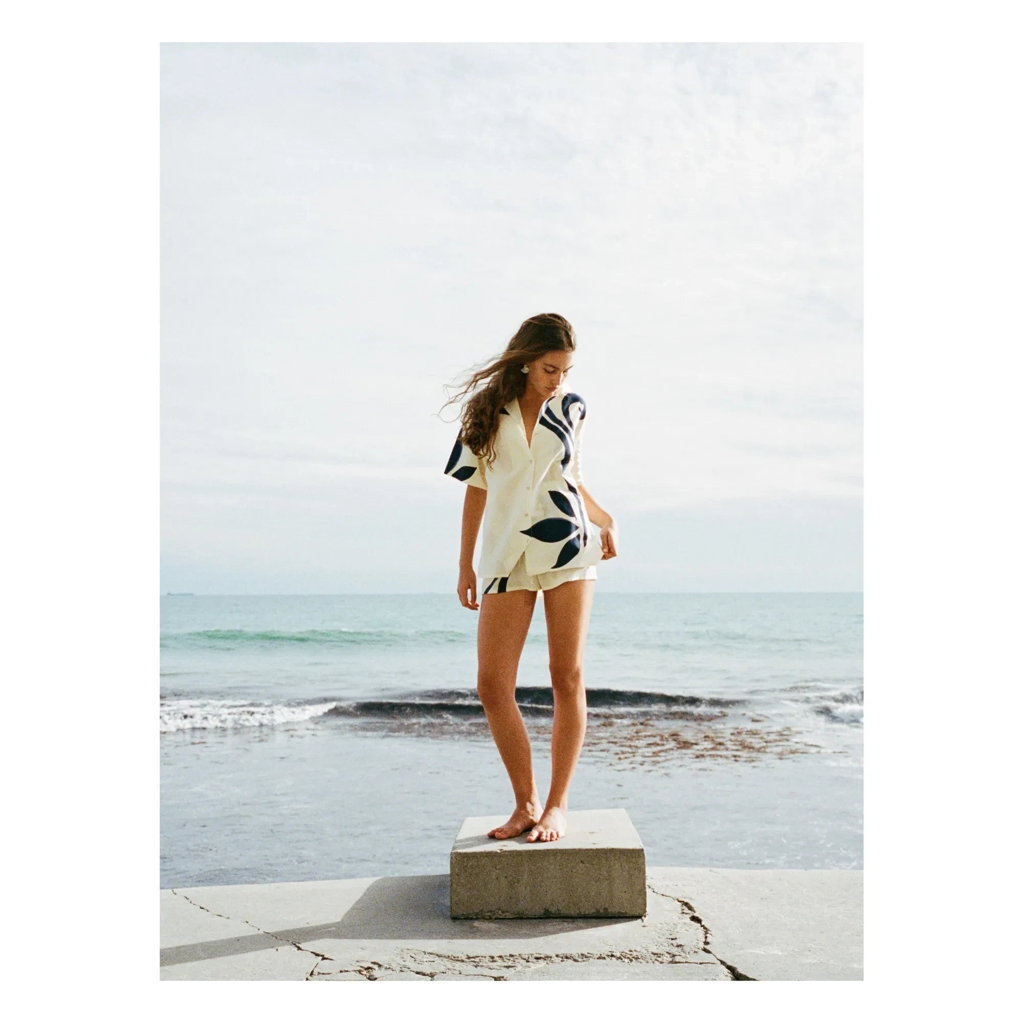 Soleil Soleil - Camisa de seda Margot | Crudo