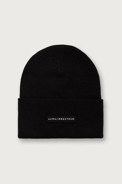 Gorro Alpha Industries de punto con logo de goma