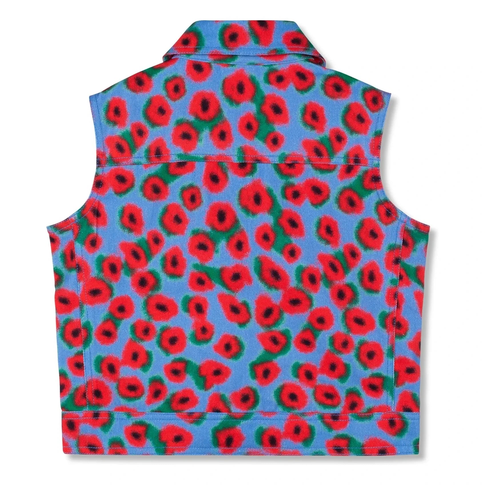 Wynken - Chaleco sin mangas Fleurie Kot | Azul