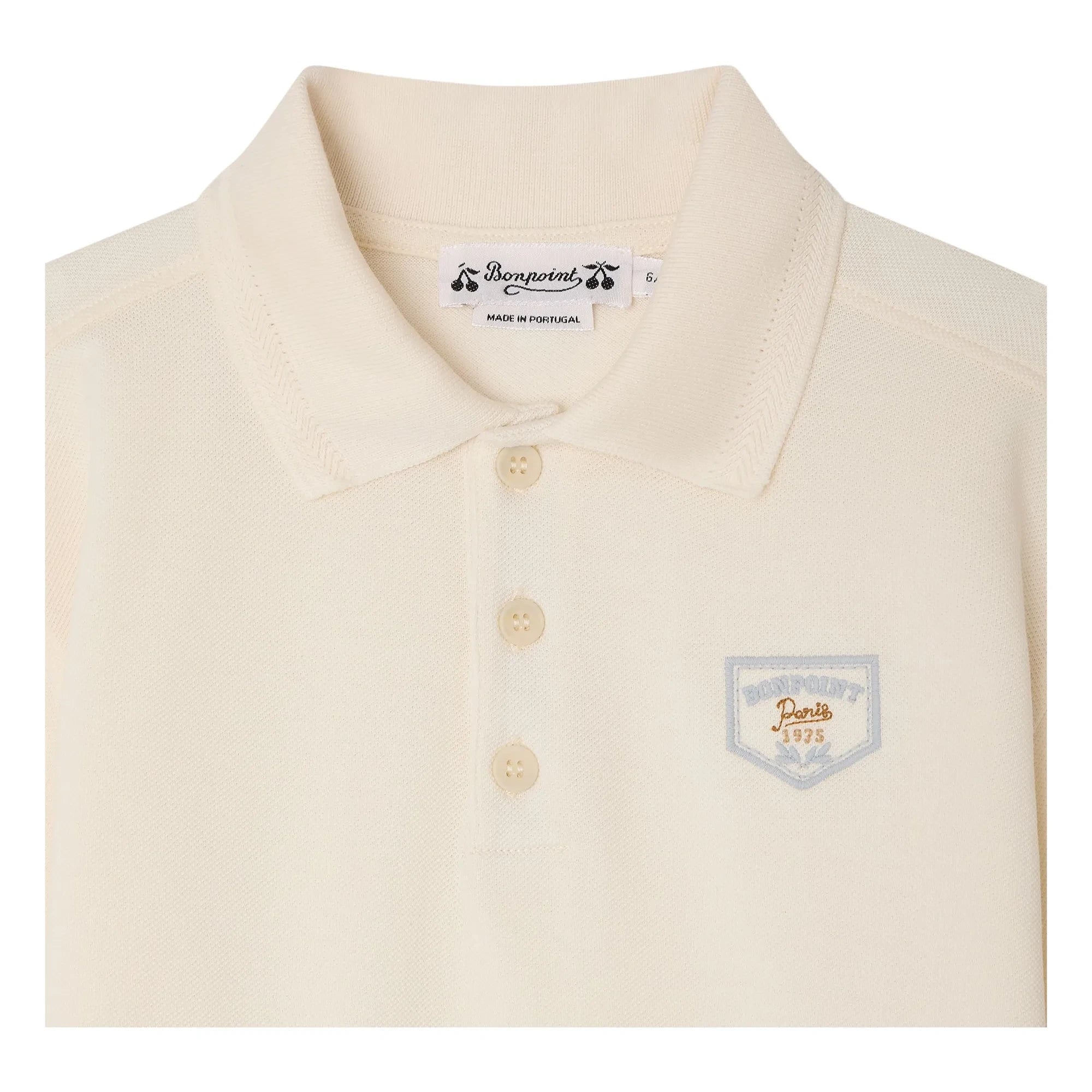 Bonpoint - Polo Lorris de algodón orgánico | Crema
