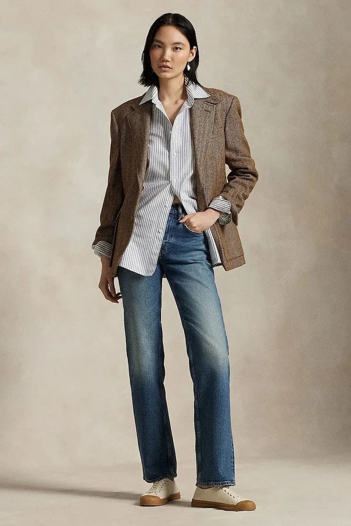 Camisa Polo Ralph Lauren de Algodón Elastano para Mujer