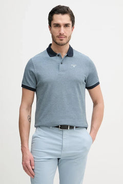 Camiseta de algodón con cuello Barbour