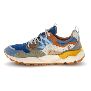 Flower Mountain - Zapatillas de ante y nailon Yamano 3 | Azul grisáceo
