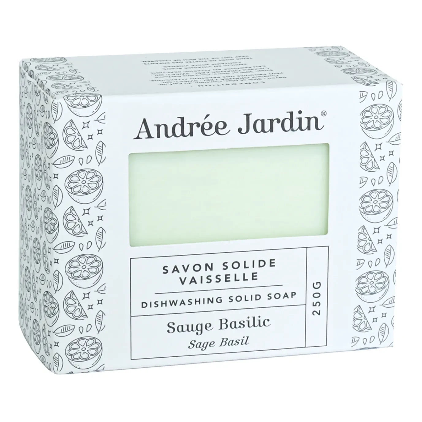 Andrée Jardin - Lavavajillas Sólido - Salvia Albahaca | Blanco
