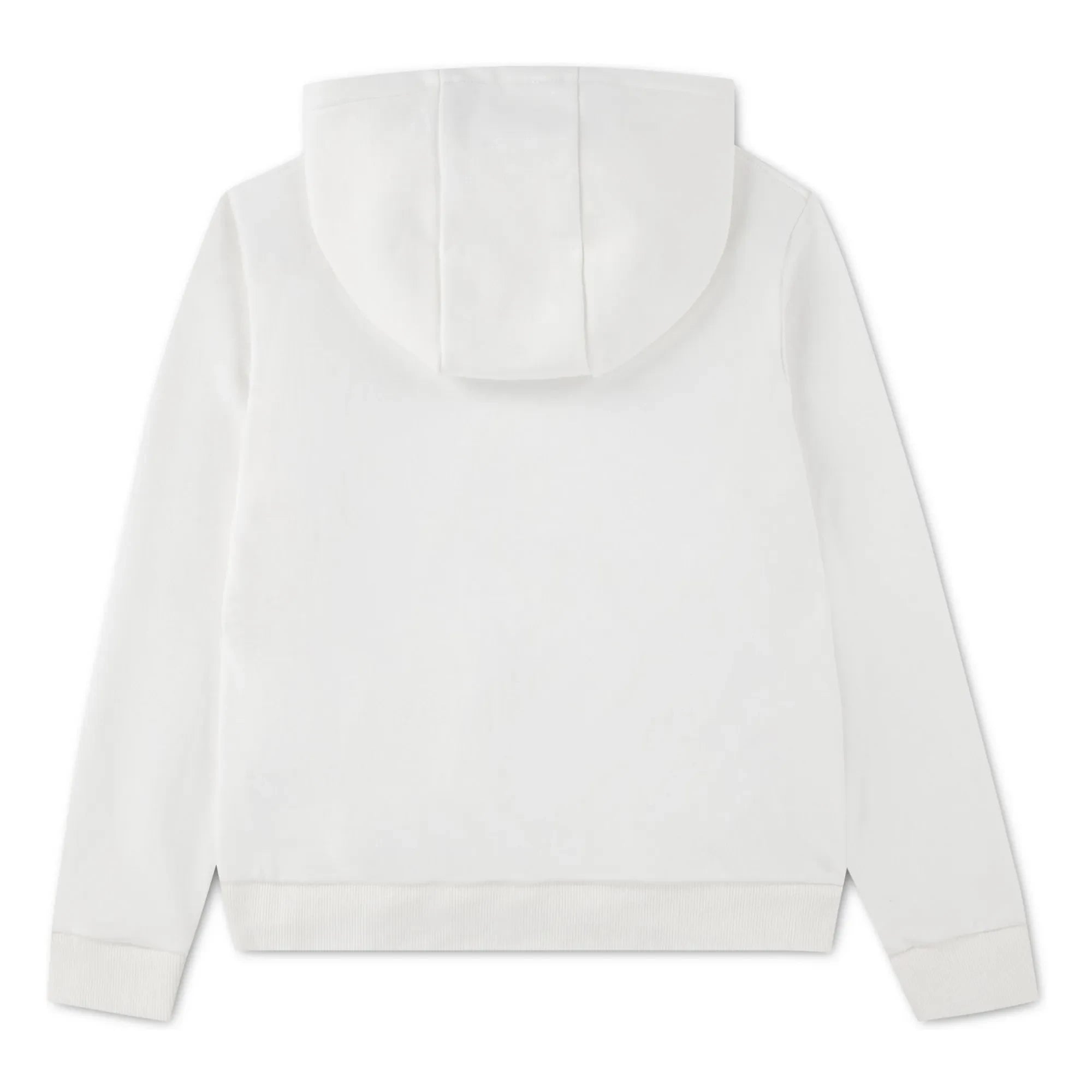 Lacoste - Sudadera con capucha y logo bordado de algodón orgánico | Blanco