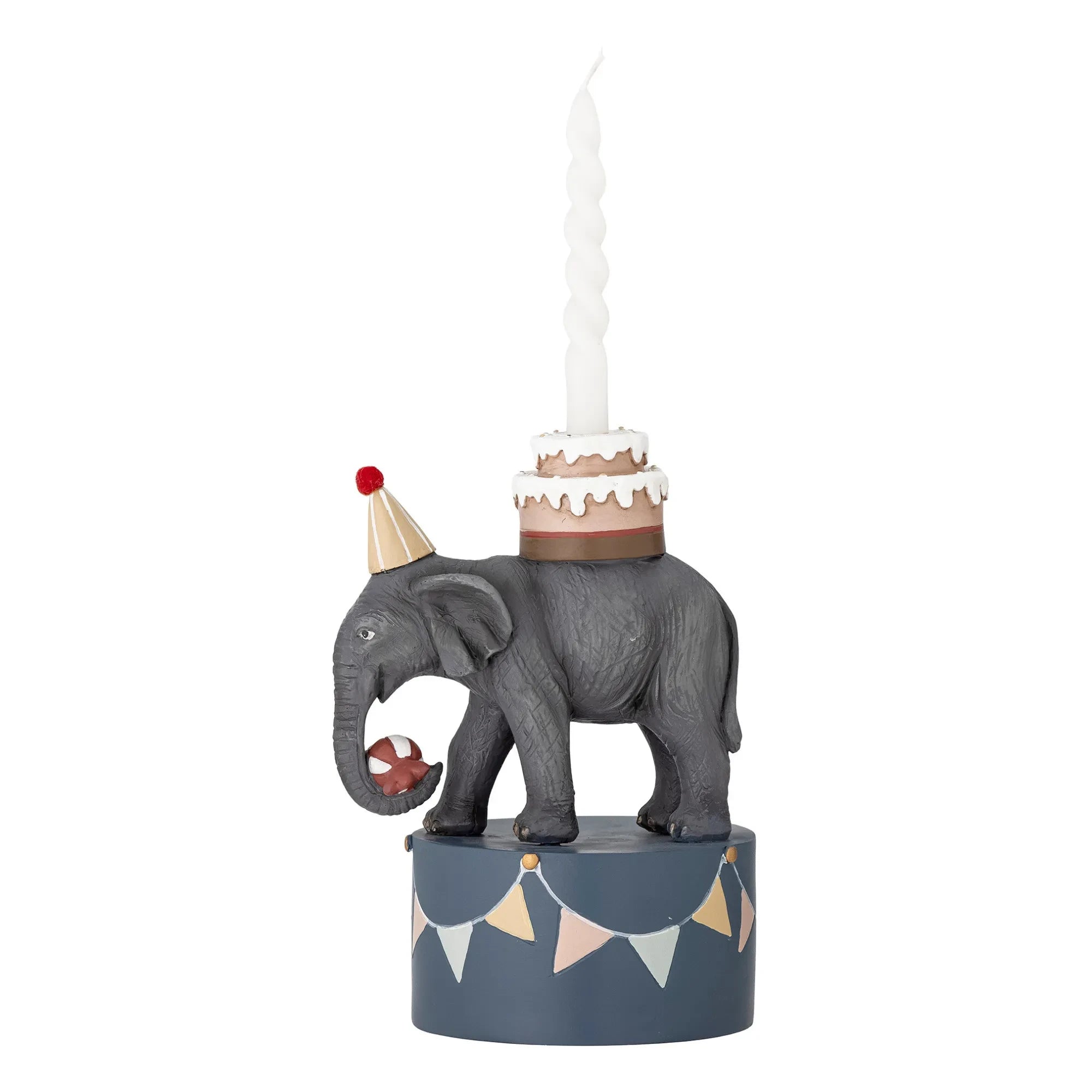 Bloomingville Mini - Portavelas Elefante Flor