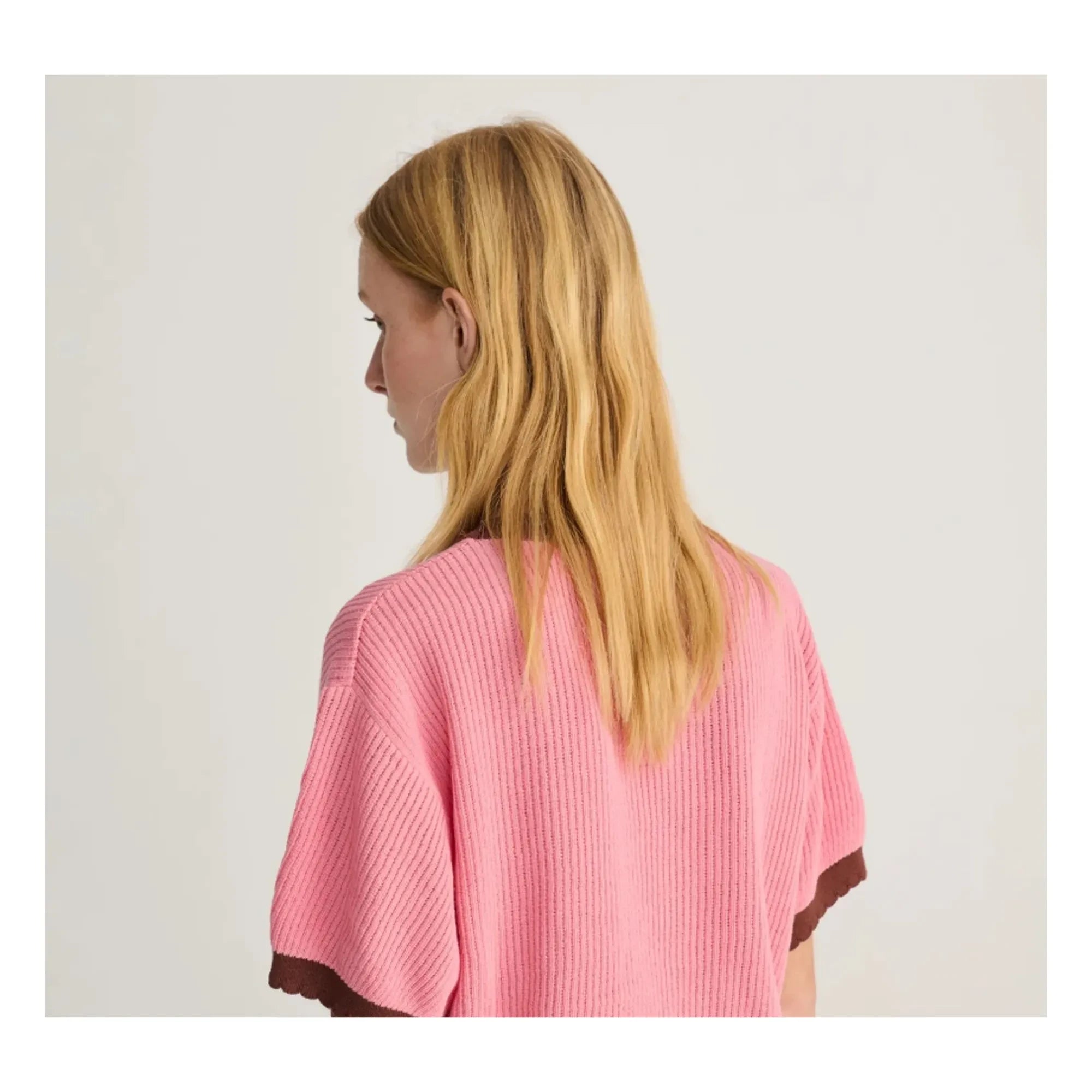 Bobo Choses - Jersey calado de algodón orgánico | Rosa