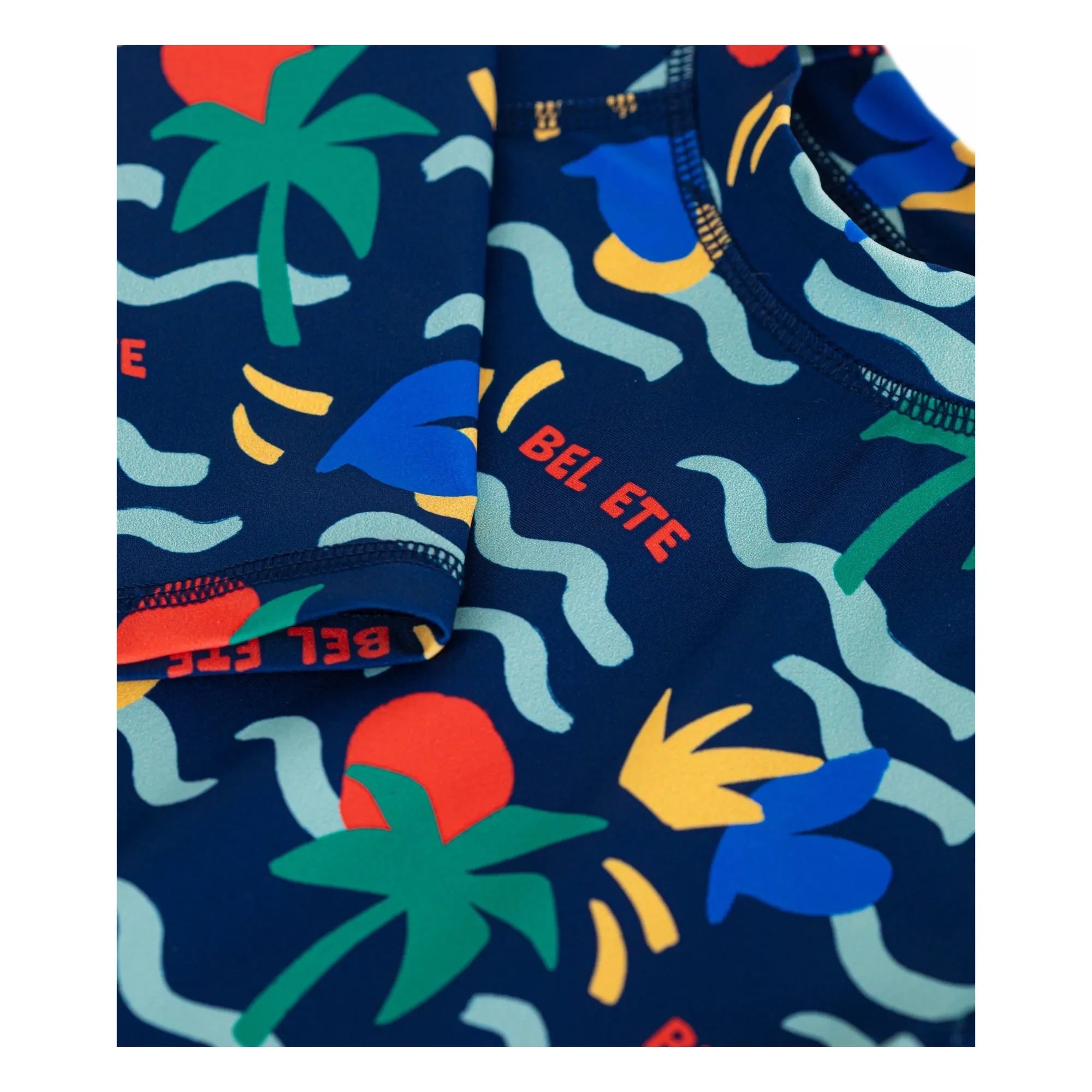 Petit Bateau - Camiseta de baño con protección UV Bel Eté | Azul marino