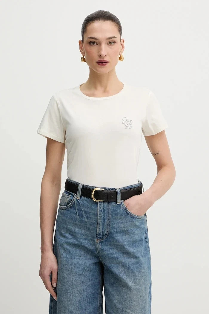 Camiseta de algodón Liu Jo