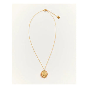 Collar brillante Palas - Santa María | Melocotón