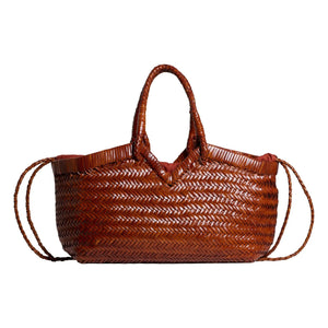 Vipera - Bolso Tote de Cuero Crudelia | Coñac