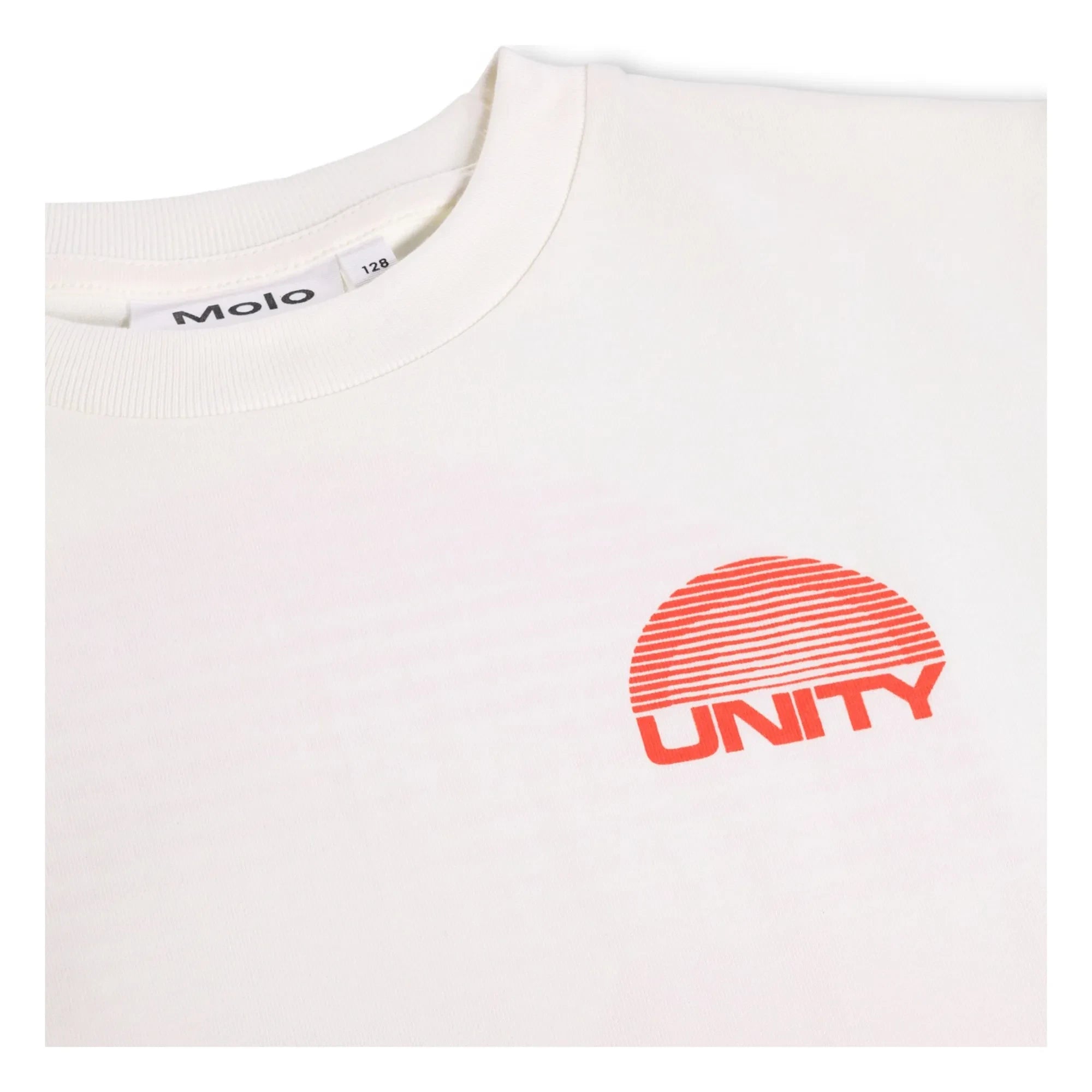 Molo - Camiseta de algodón orgánico Riley Unity | Blanco