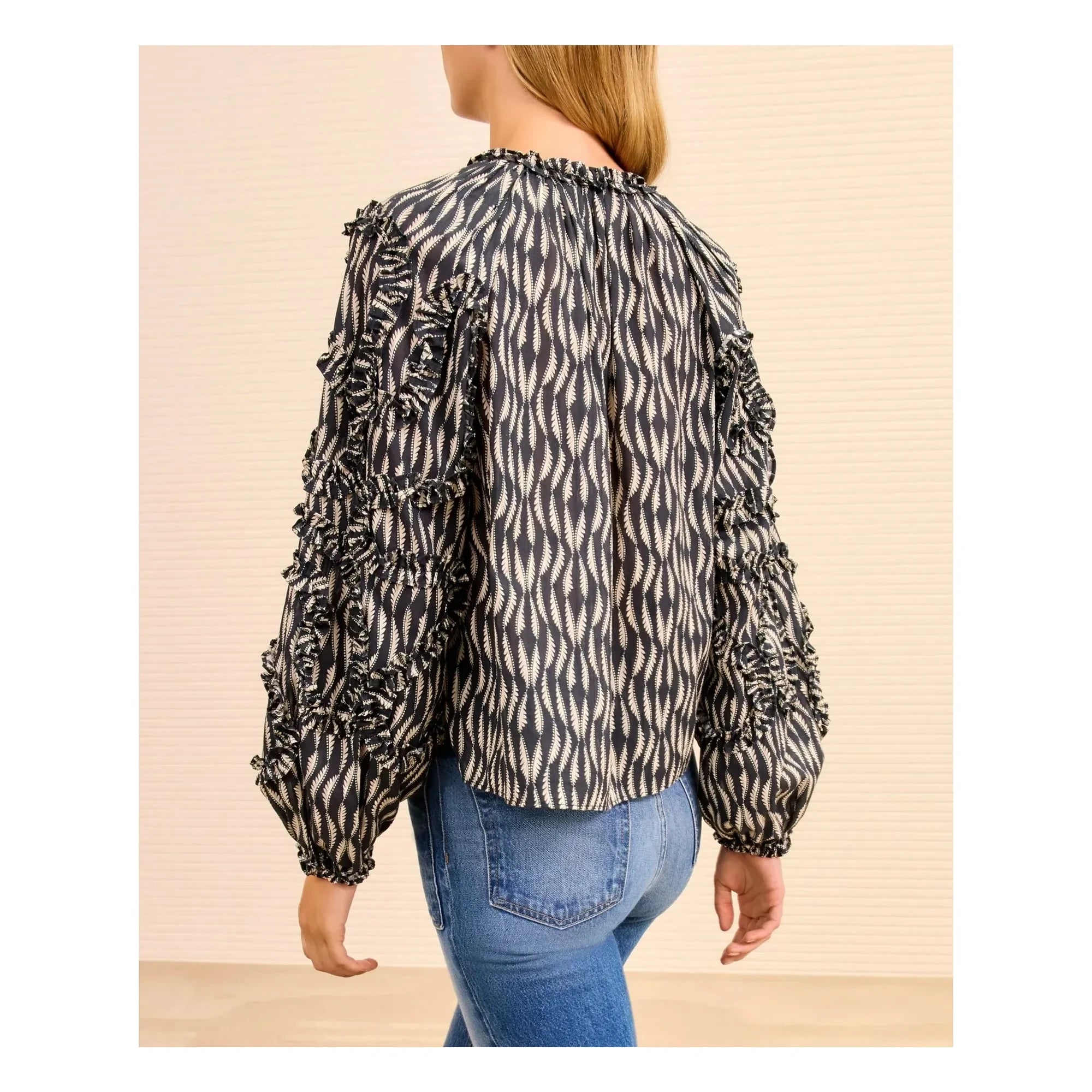 Ulla Johnson - Blusa Azrou | Negro