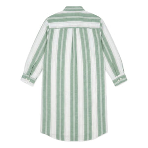 Smallable Kid - Vestido camisero de rayas Leya | Verde Menta