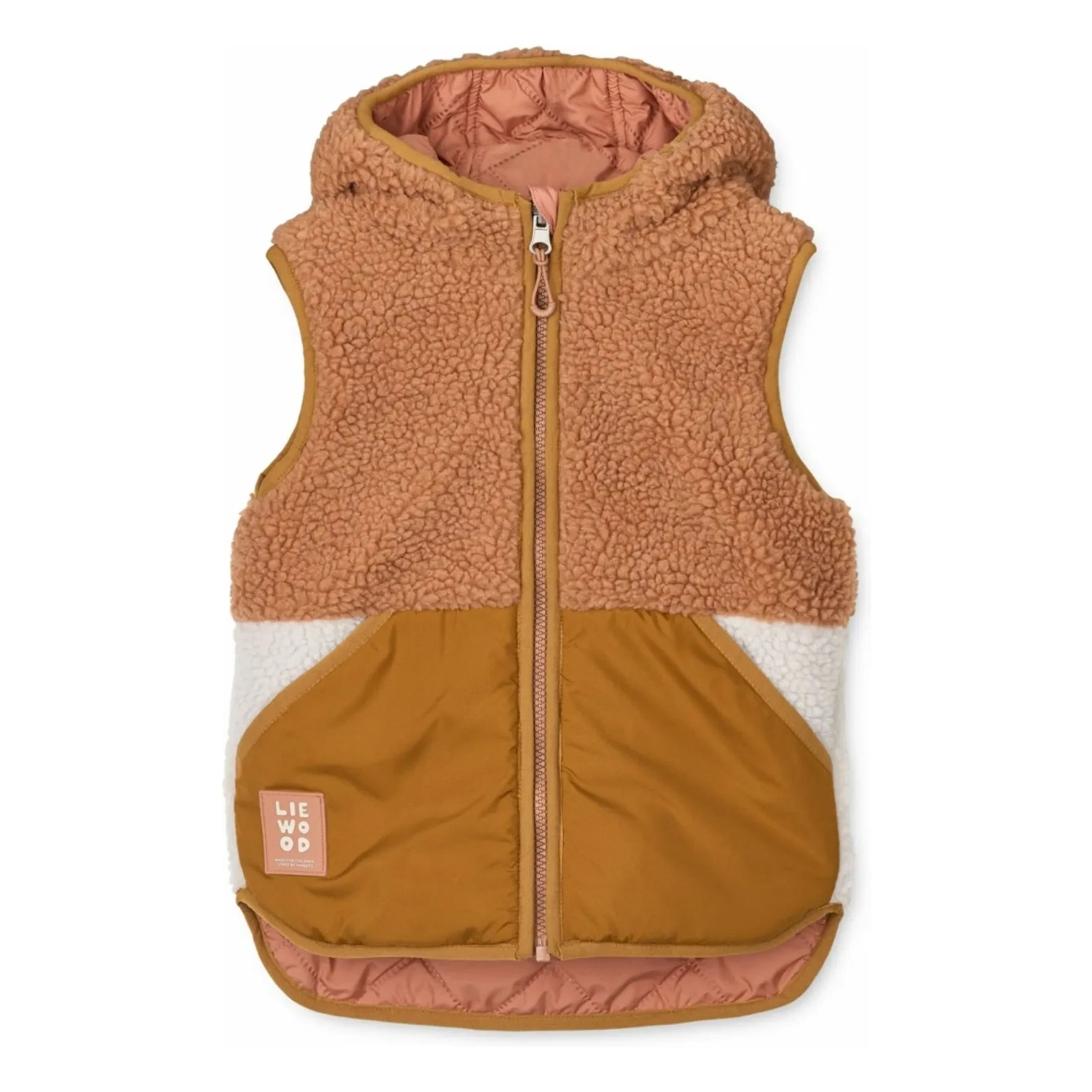 Liewood - Diana Chaleco Reversible sin Mangas | Rosa