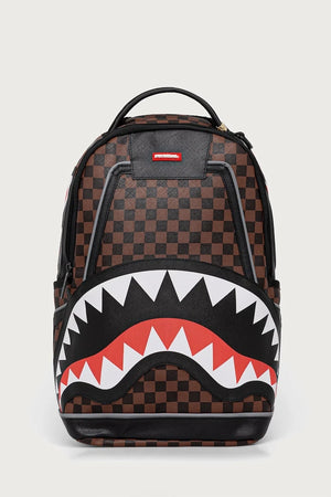 Sprayground - Mochila Marrón de Tiburones en París 910B7409NSZ