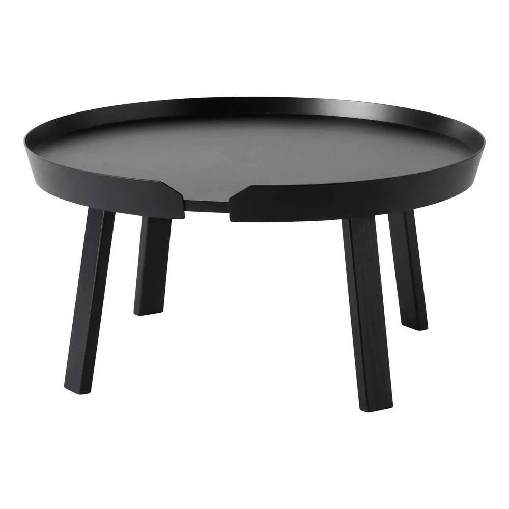 Muuto - Mesa de centro redonda negra