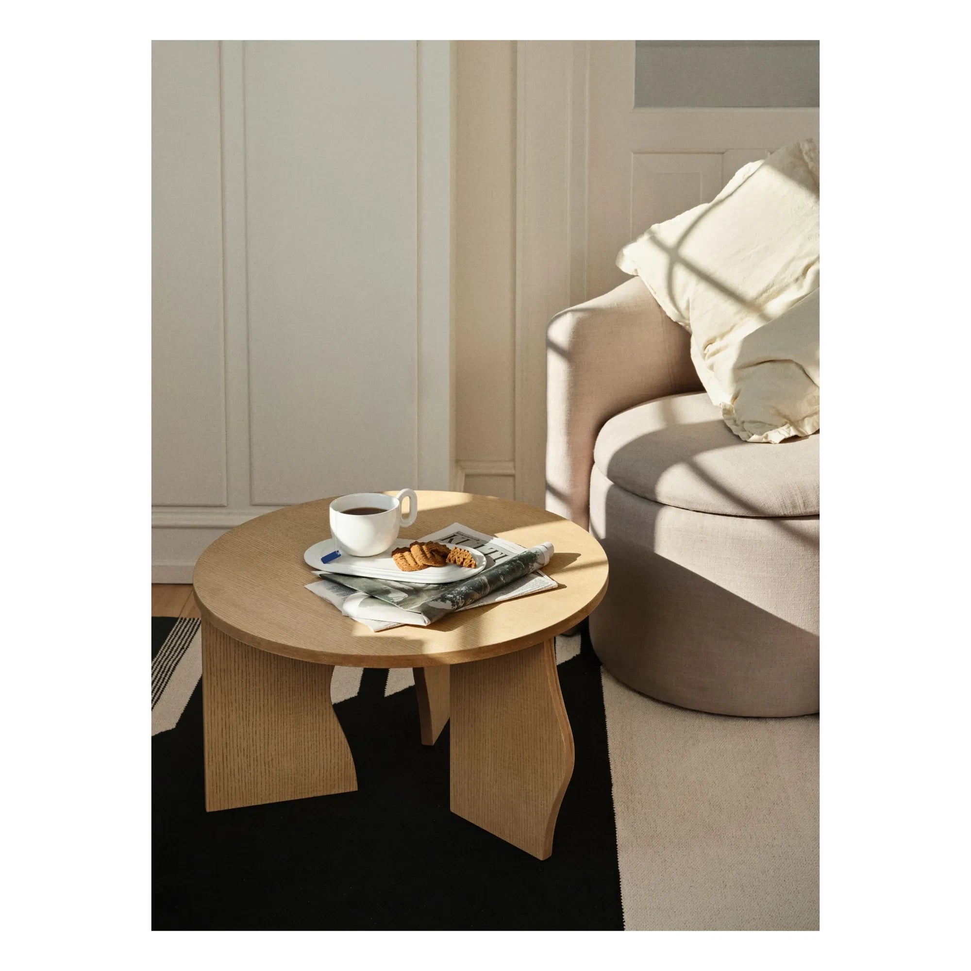 Broste Copenhagen - Taza de gres Stevns | Blanco