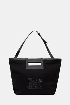 Max Mara Beachwear bolso de playa de algodón para mujer ECRU