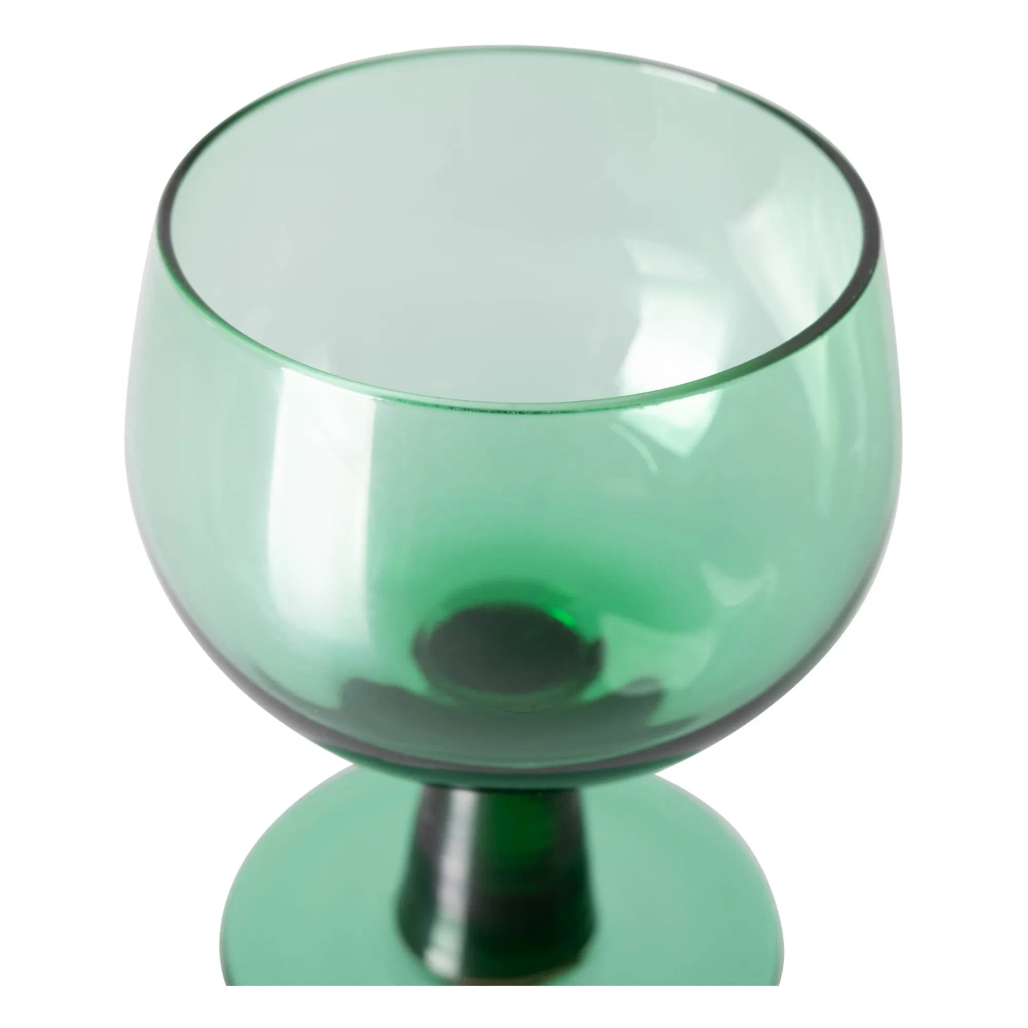 HKliving - Vasos con asa de esmeralda - Juego de 4 | Verde