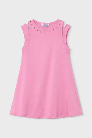 Vestido de algodón para niña Mayoral
