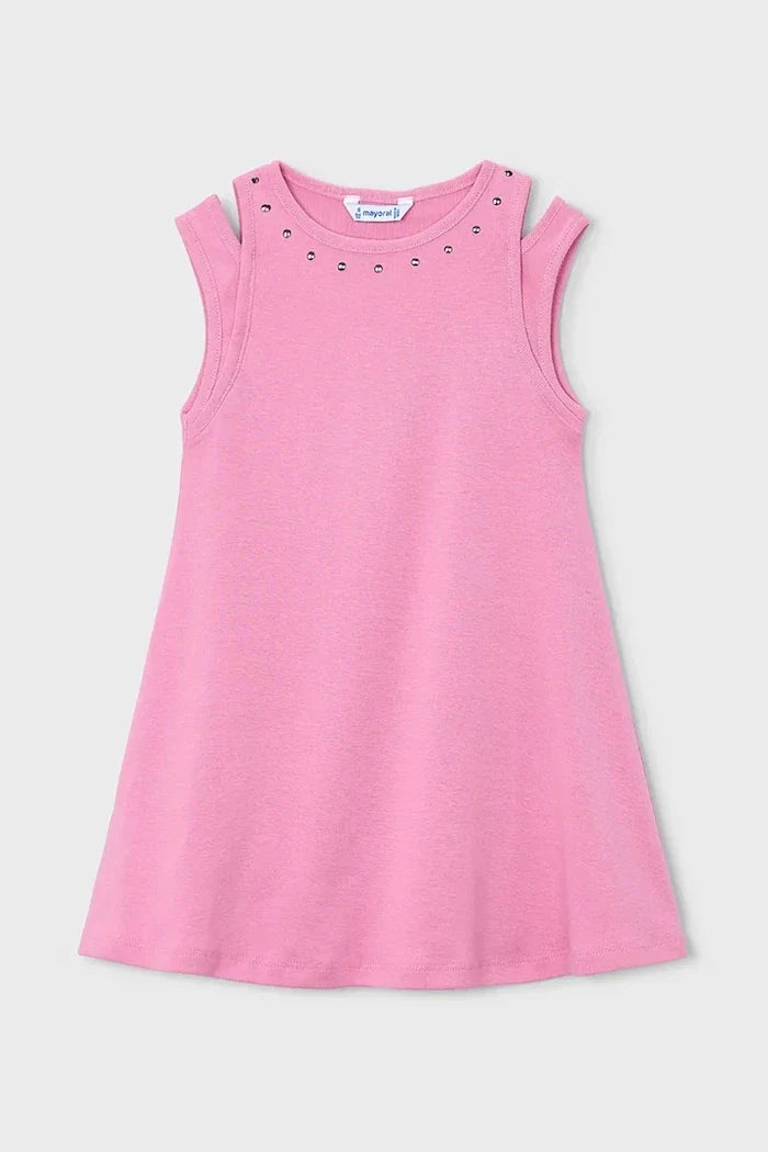 Vestido de algodón para niña Mayoral