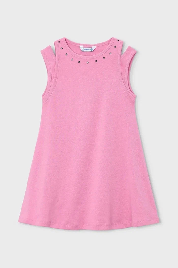 Vestido de algodón para niña Mayoral
