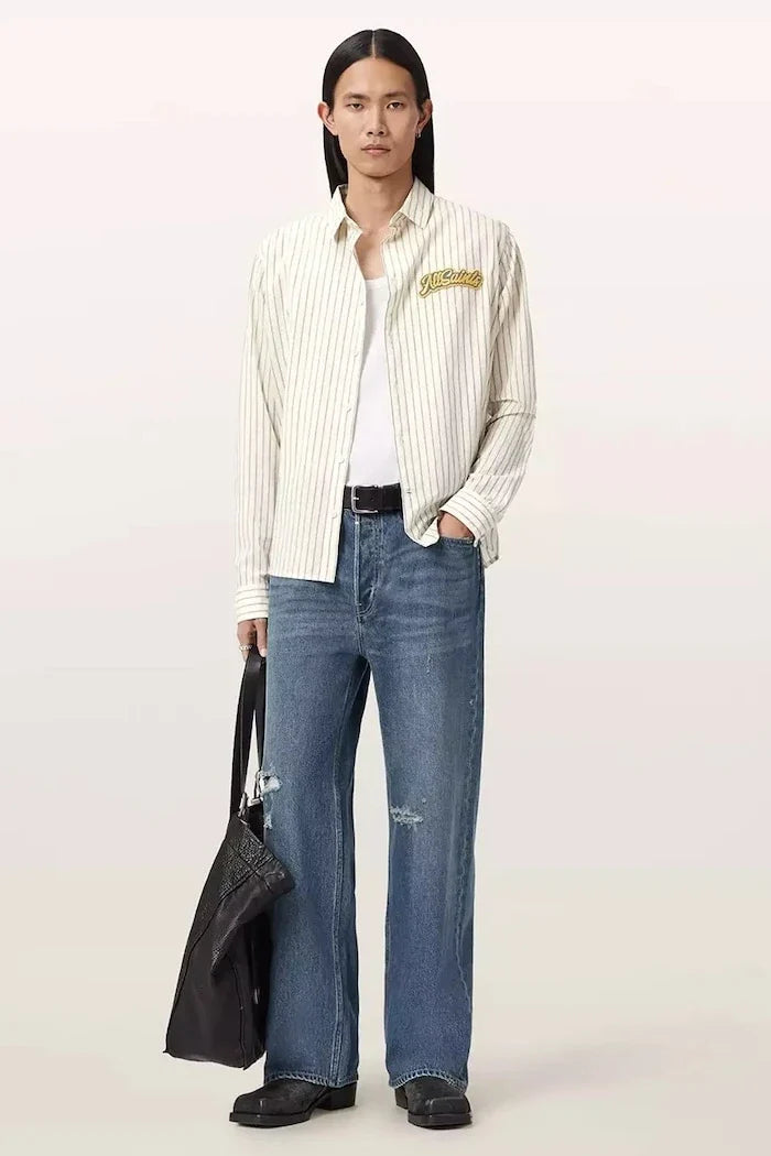 Camisa de algodón Samuel de AllSaints