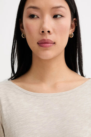 Blusa de manga larga de algodón para mujer Marc O'Polo