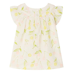 Bonpoint - Blusa de popelina de algodón orgánico Lala | Crudo
