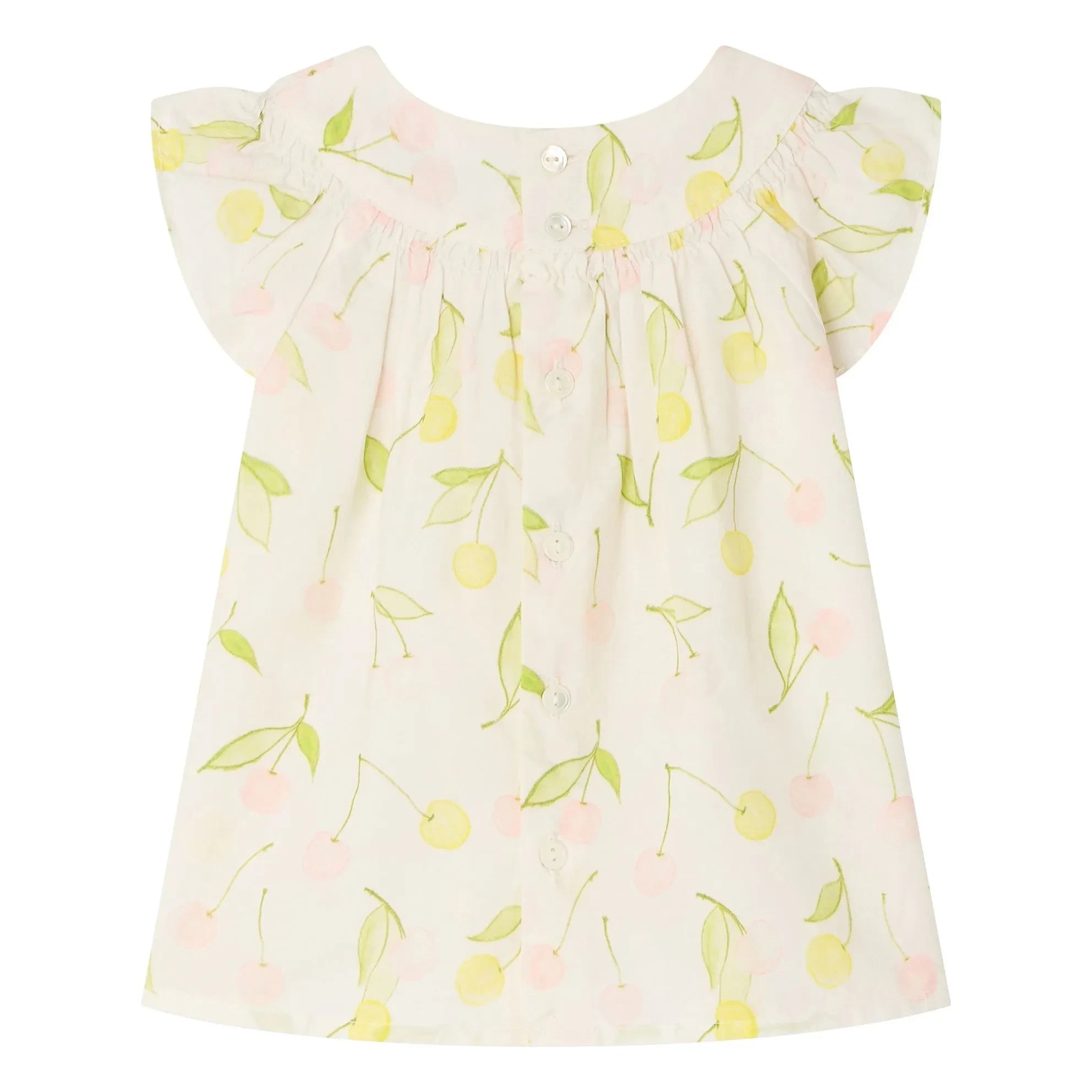 Bonpoint - Blusa de popelina de algodón orgánico Lala | Crudo