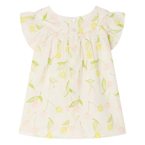 Bonpoint - Blusa de popelina de algodón orgánico Lala | Crudo