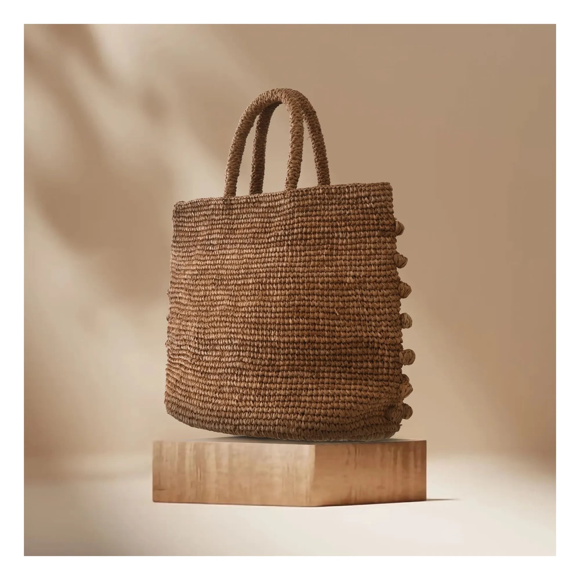 Camalya - Bolso de Rafia Nemena | Arena