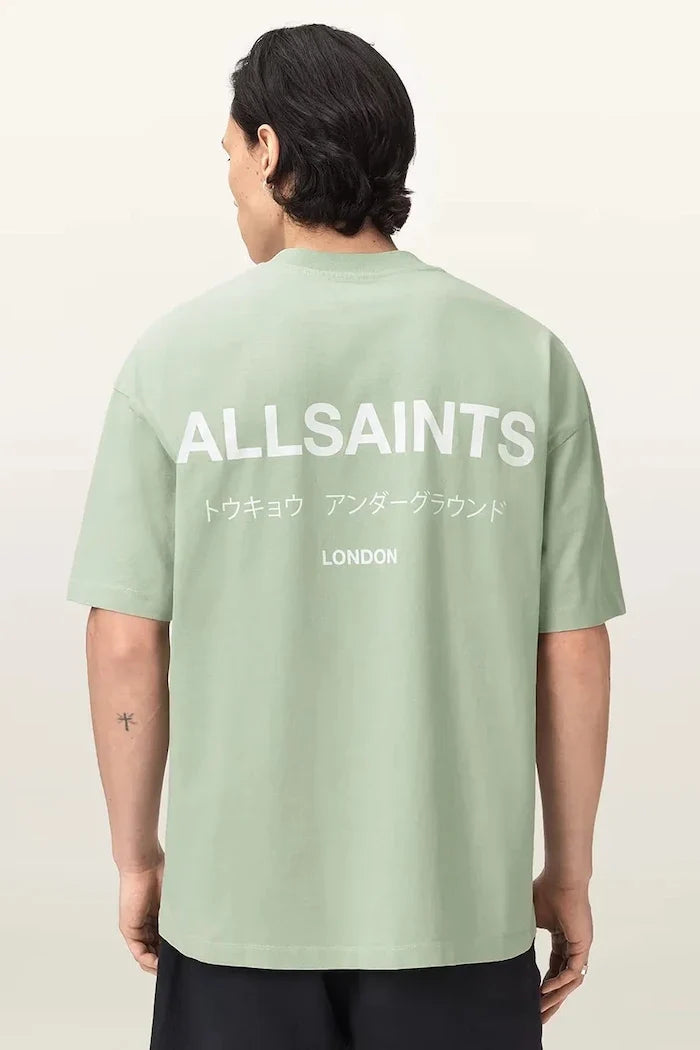 Camiseta extragrande de algodón para hombre AllSaints
