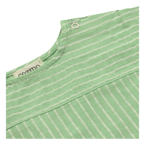 Cozmo - Camiseta a rayas | Verde prado