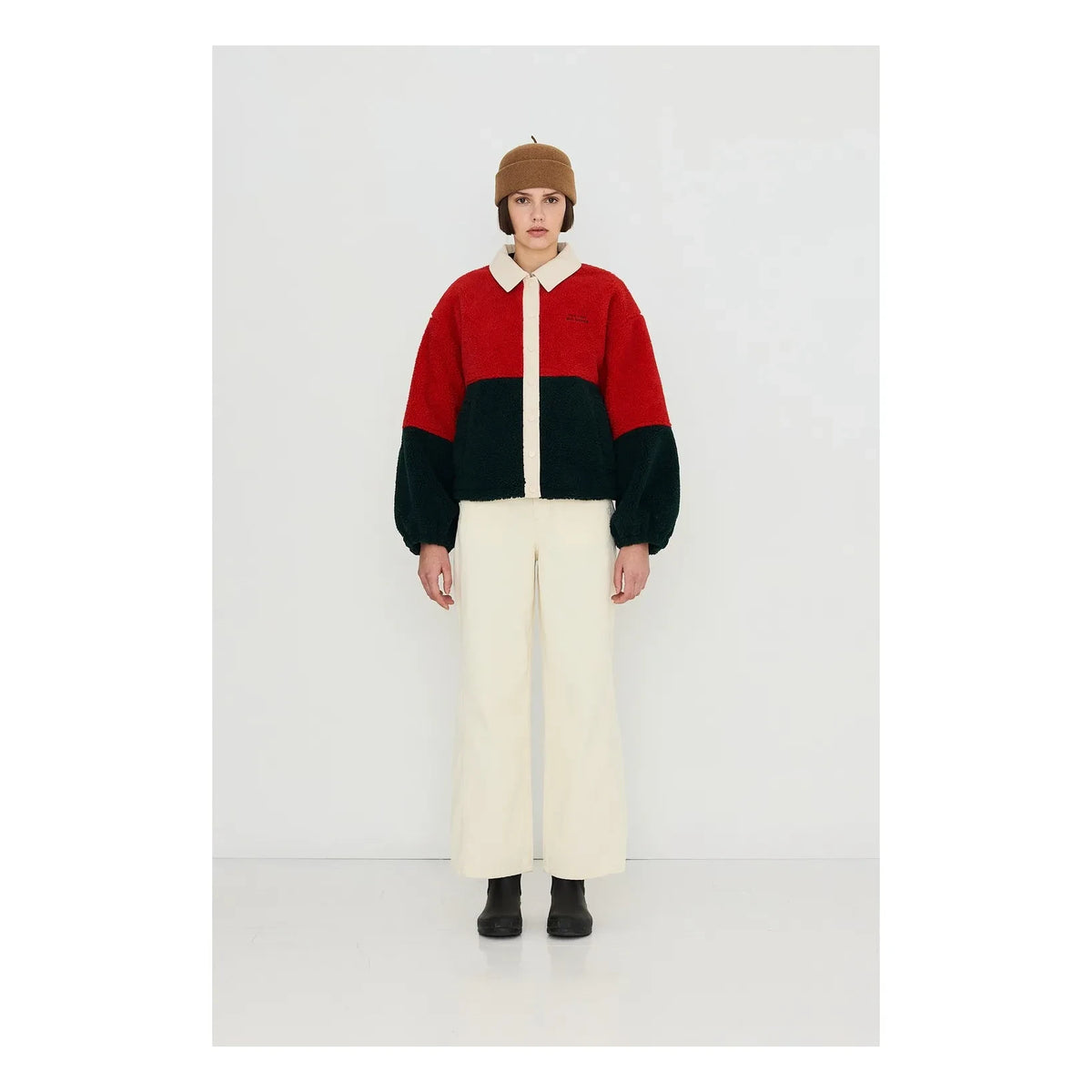 The Tiny Big Sister - Chaqueta Sherpa | Roja