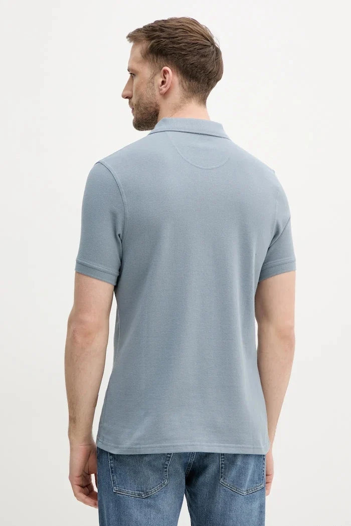 Camiseta de algodón para hombre con cuello Barbour ESSENTIALS