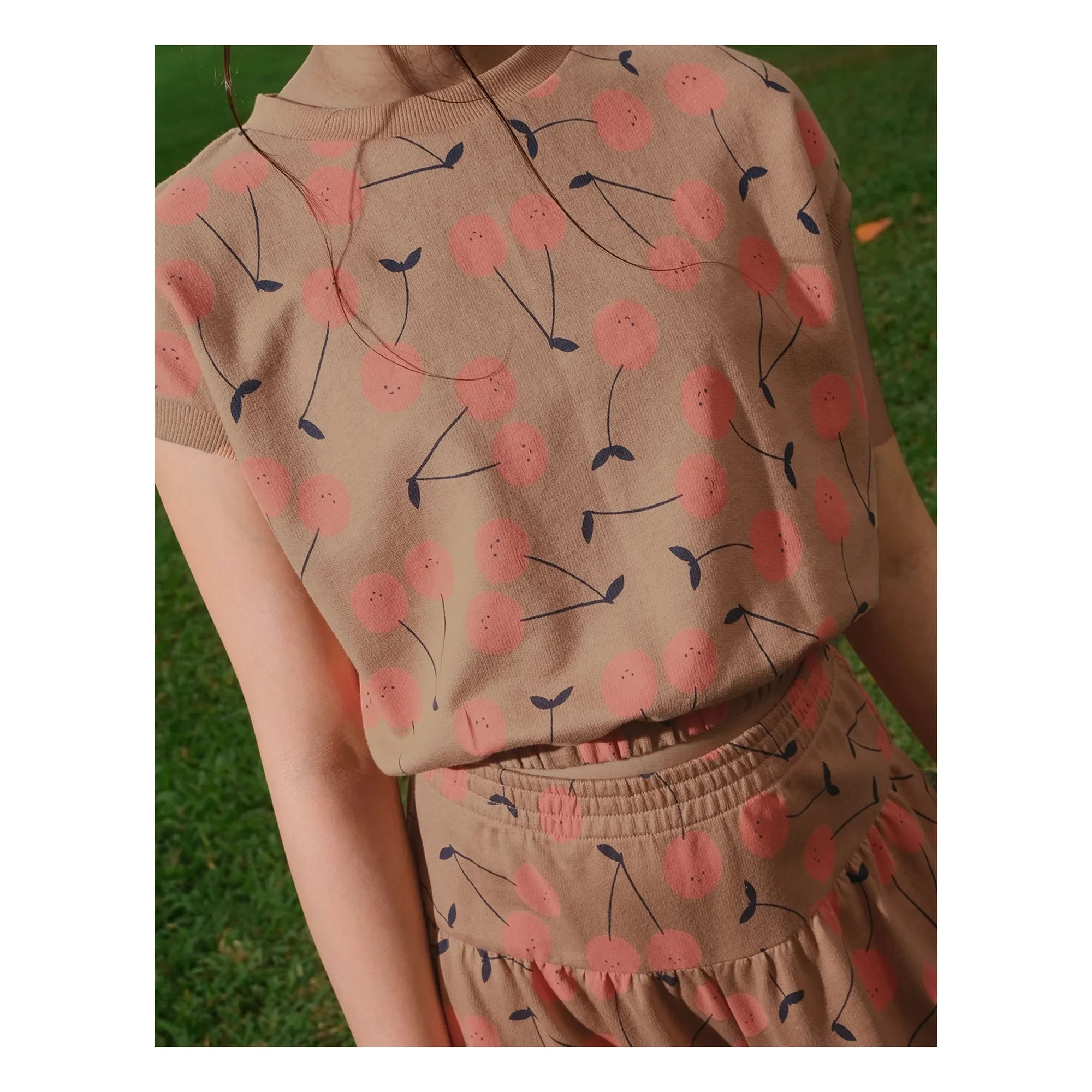 Gingersnaps - Camiseta Harper Cerezas | Marrón