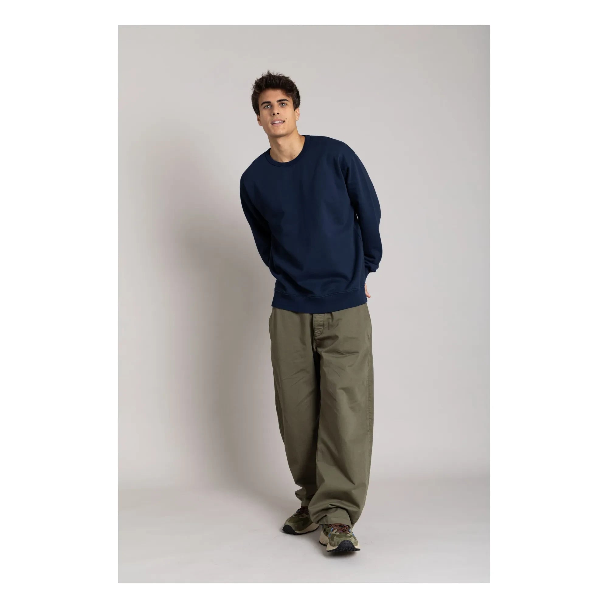 Smallable Hombre - Sudadera de algodón orgánico Bond | Azul marino