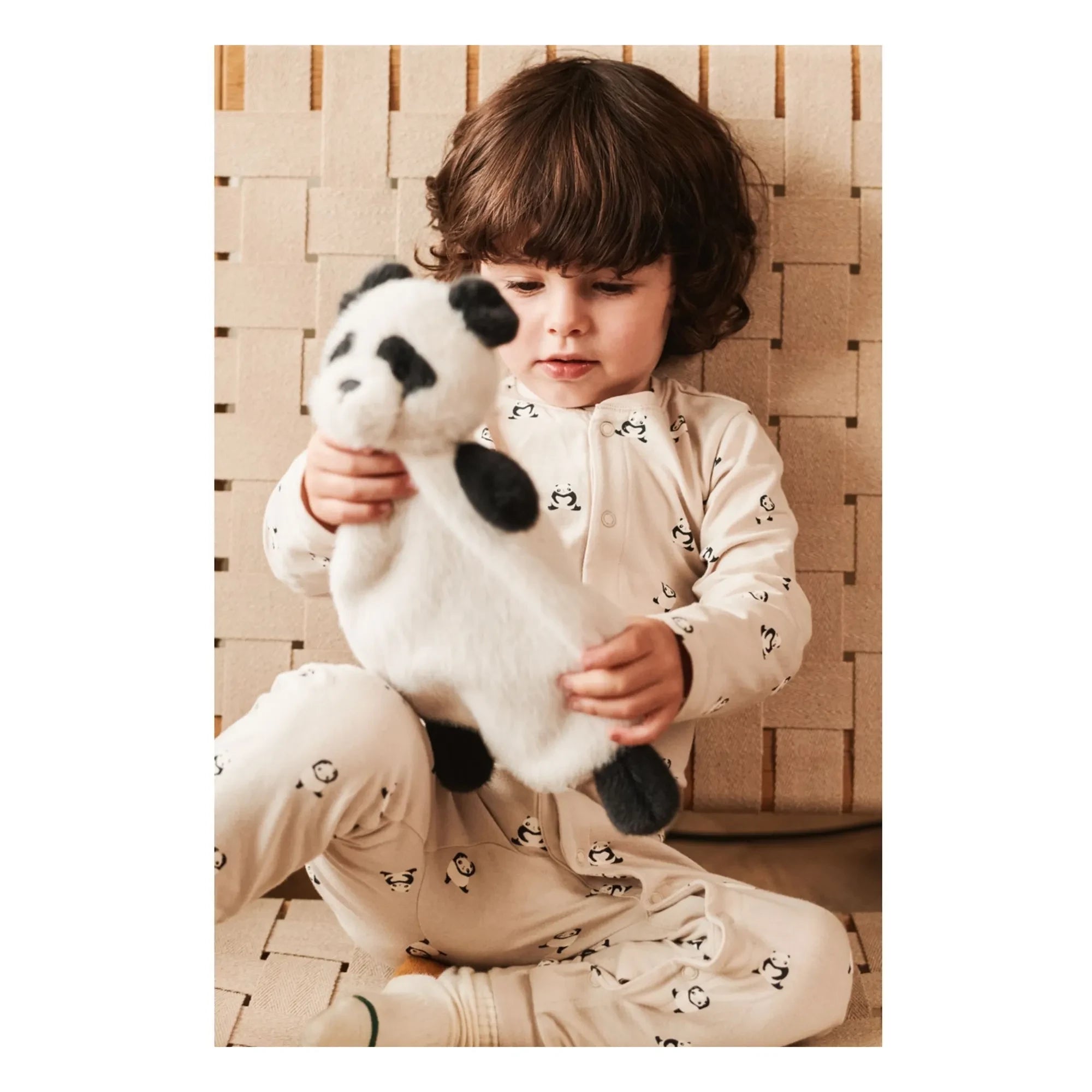 Liewood - Pijama Birk Pandas Algodón Orgánico | Beige